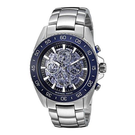 model for michael kors jetmaster watch|Michael Kors MK9024 Men's JetMaster Silver/Blue Automatic Watch.